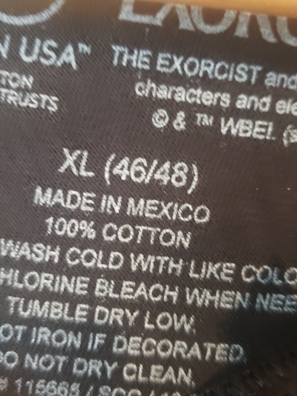The Exorcist Graphic Tee - Neon Green on Black - Picture 3 of 3